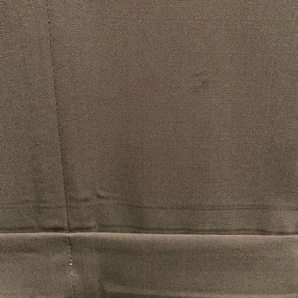 Riviera Armando Pant 32R - Olive Flat Front Silky Trousers - Picture 10 of 12